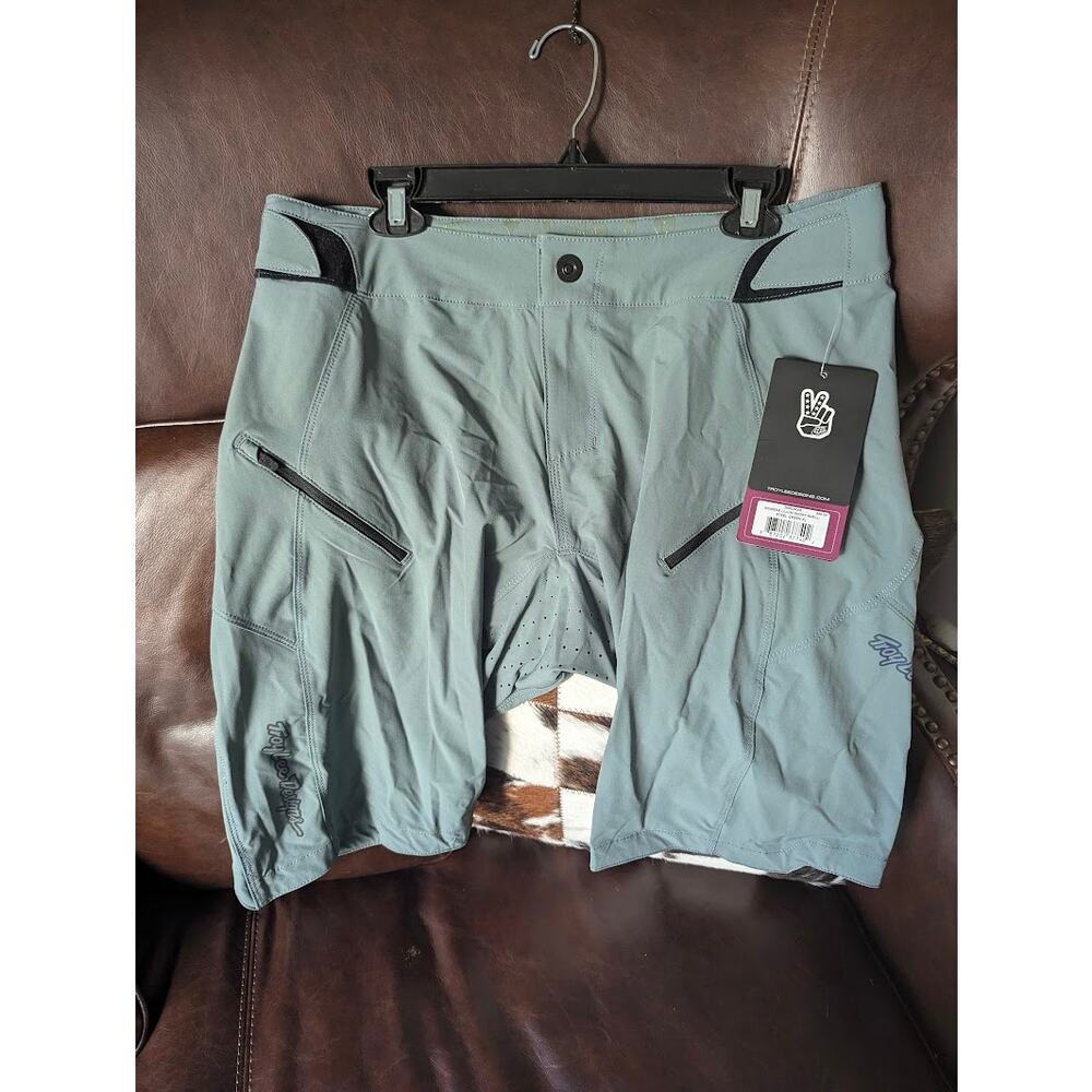 Troy Lee Designs Lilium Short Shell - Women's Steel Green/Black XL